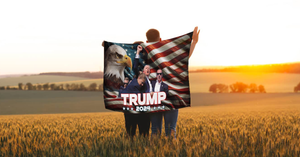 Support Trump 2024 Flag Double-side Printed, Trump 45 47 flag, 2024 Trump Flag