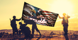 Support Trump 2024 Flag Double-side Printed, Trump 45 47 flag, 2024 Trump Flag