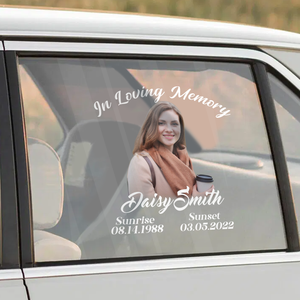 Custom In Loving Memory Sticker : In Loving Memory Decal for Car