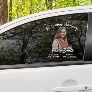 Custom In Loving Memory Sticker : In Loving Memory Decal for Car