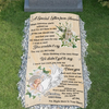 Custom Memorial Grave Blanket For Mom :  A special letter from Heaven