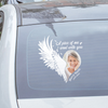 Custom In Loving Memory Sticker, Personalized Memorial Decal Car : a piece of me went with you