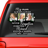 Custom In Loving Memory Sticker Personal Memory Decal Car : my mom always loved, never forgotten forever missed