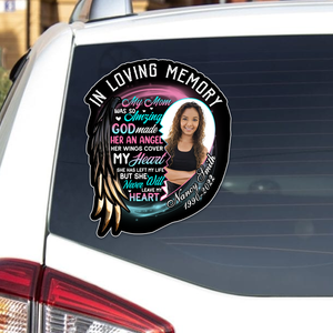 Custom Memory Sticker Memorial Decal Car : in loving memory my mom