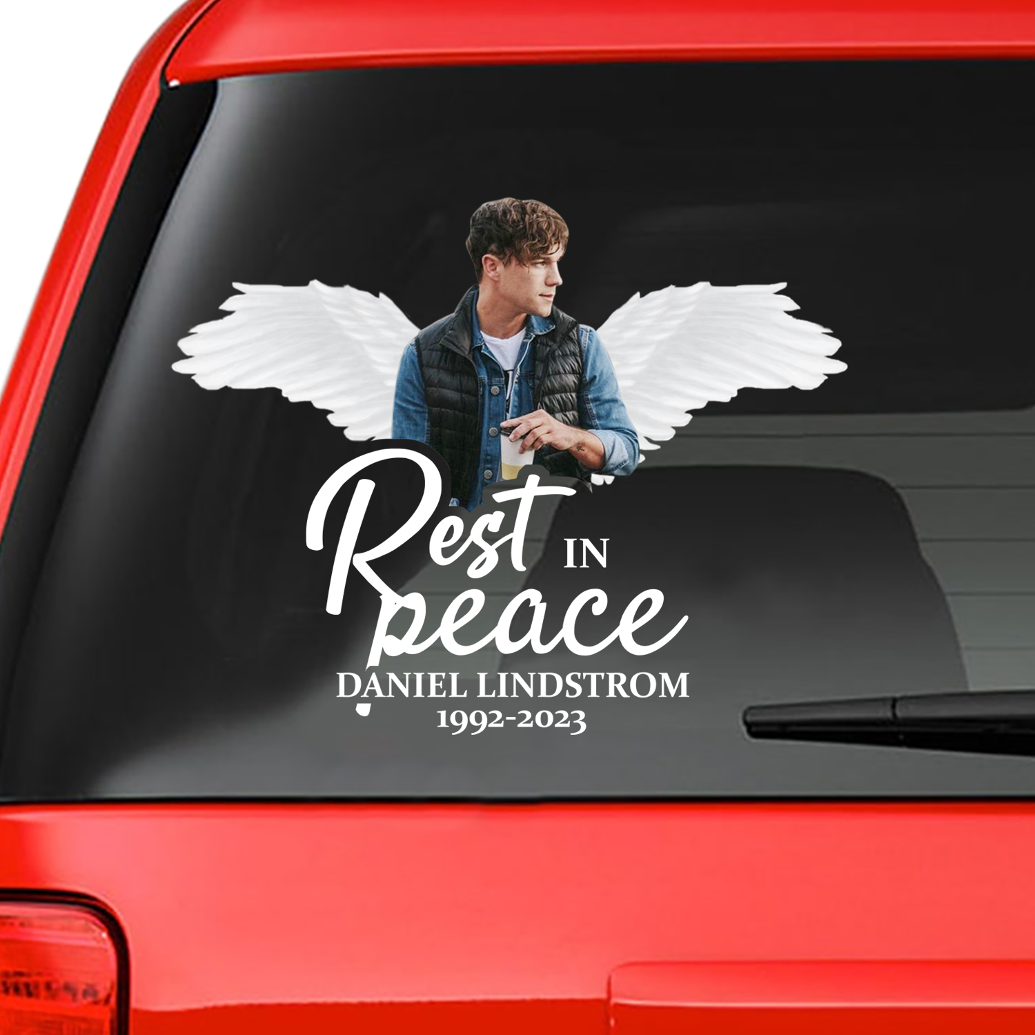 Custom In Loving Memory Sticker Personal Memory Decal Car : Rest in peace