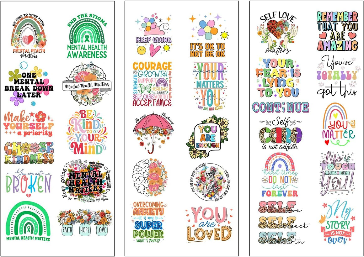 23pcs Memorial Sticker. Loss of Loved One Car Sticker Watercolor, Memorial Sticker A05