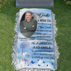 Custom Memorial Grave Blanket Outdoor : Dad, I miss you more than words can say