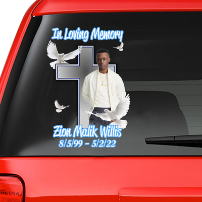 Custom In Loving Memory Sticker Personal Memory Decal Car : in loving memory decal car