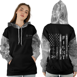 Asthma Warrior Hoodie 3D For Women For Men : Fight