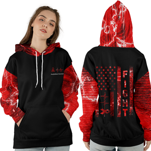 Amyloidosis Warrior Hoodie 3D For Women For Men : Fight