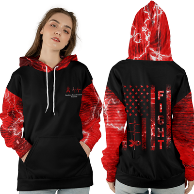 Hereditary Hemochromatosis Warrior Hoodie 3D For Women For Men : Fight