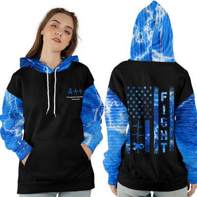 Osteogenesis Imperfecta Warrior Hoodie 3D For Women For Men : Fight