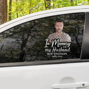 Custom In Loving Memory Sticker Personal Memory Decal Car : in memory of my husband