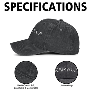 Support Kamala Harris 2024 embroidered Hat , Kamala Harris 47 embroidered Hat, 2024 Kamala Harris embroidered Hat A06 : Cat for Kamala