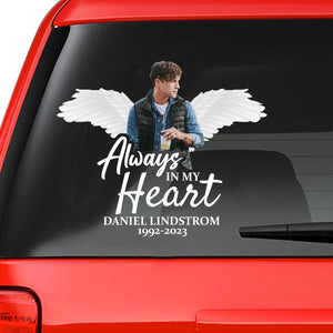 Custom In Loving Memory Sticker Memory Decal Car : Always in My Heart Memorial