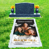 Custom Memorial Grave Blanket :  In memory of