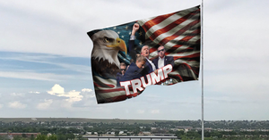 Support Trump 2024 Flag Double-side Printed, Trump 45 47 flag, 2024 Trump Flag