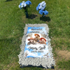 Custom Memorial Grave Blanket :  These are the days to remember because someone we love is in heaven