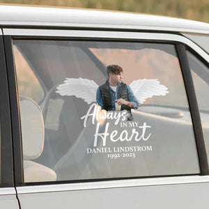 Custom In Loving Memory Sticker Memory Decal Car : Always in My Heart Memorial