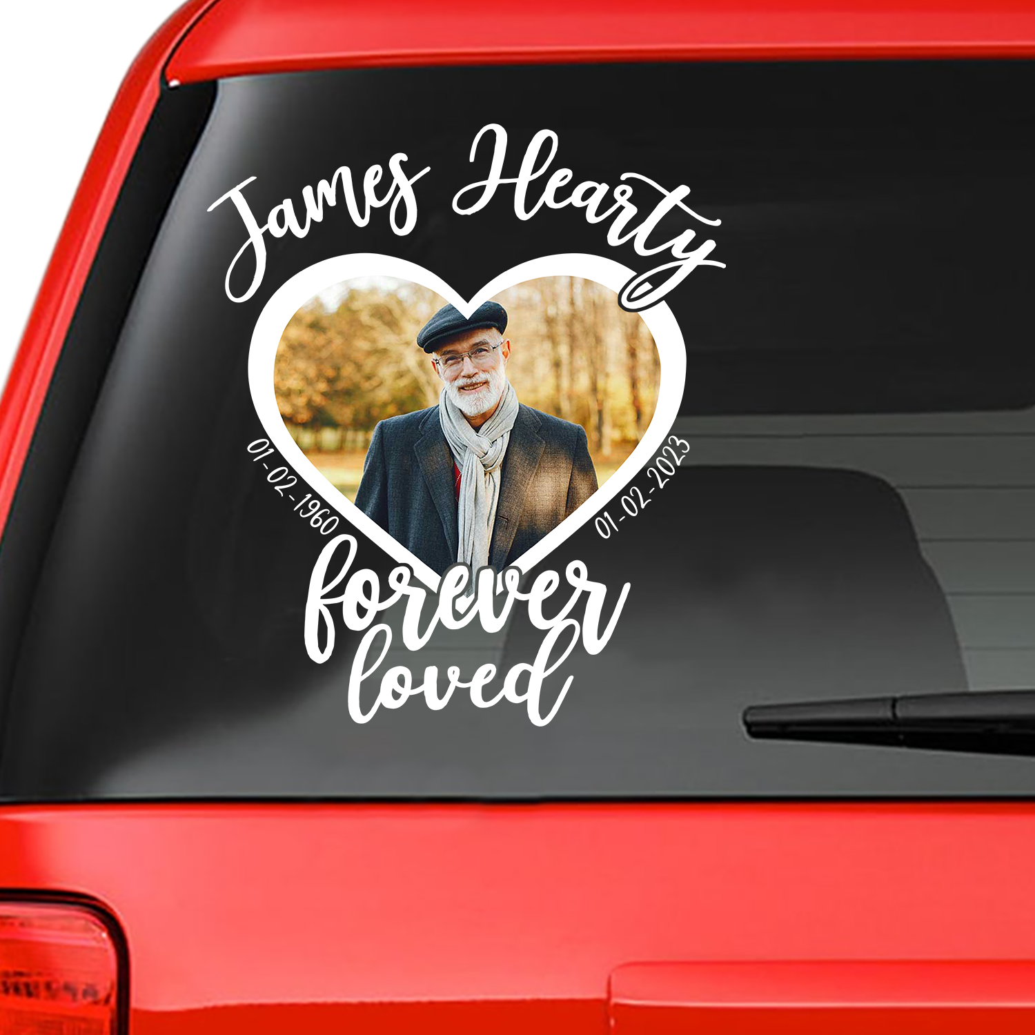 In Loving Memory Sticker: Forever In Our Hearts