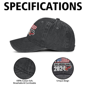 Support Trump 2024 embroidered  Hat , Trump 45 47 embroidered Hat, 2024 Trump embroidered Hat A09