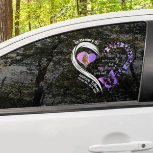 Custom In Loving Memory Sticker Personal Memory Decal Car : In Memory of,  your wings were ready