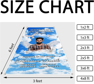 Custom Memorial Grave Blanket : Your wings were ready, in loving memory