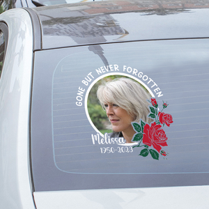 Personalized Memorial Sticker Memory Decal Car : Gone But Never Forgotten