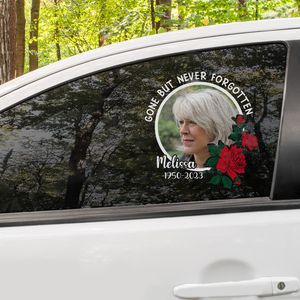 Personalized Memorial Sticker Memory Decal Car : Gone But Never Forgotten