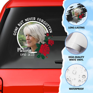 Personalized Memorial Sticker Memory Decal Car : Gone But Never Forgotten