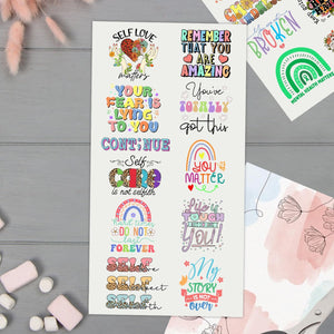 23pcs Memorial Sticker. Loss of Loved One Car Sticker Watercolor, Memorial Sticker A05