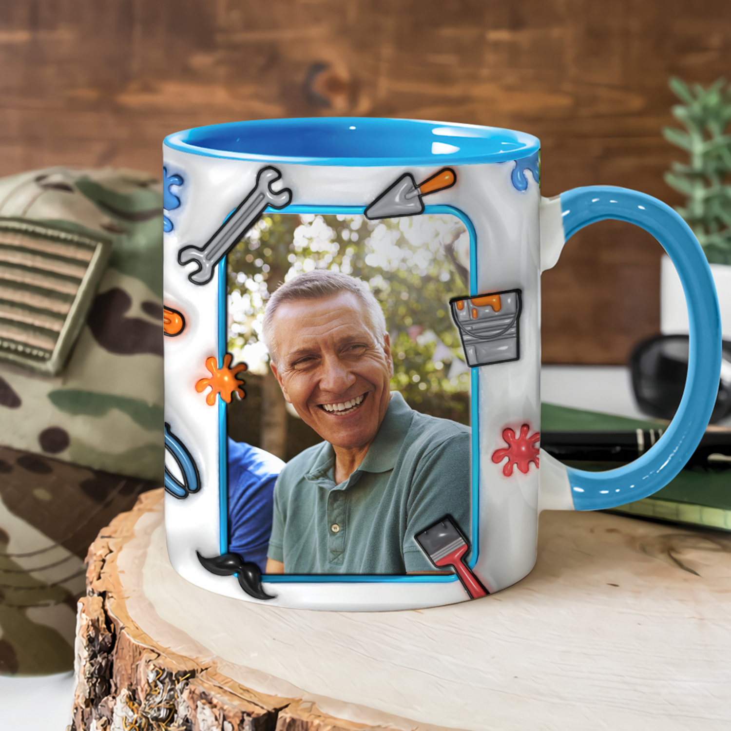 Custom Father's Day Mug Gift, Dad 3d Mug, 3D Mug Gift For Dad :  Best Dad Ever