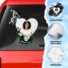 Custom In Loving Memory Sticker Rose White Memorial decal car : in memory of