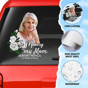 Custom In Loving Memory Sticker Memorial decal car : in memory of my mom