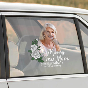 Custom In Loving Memory Sticker Memorial decal car : in memory of my mom