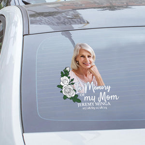 Custom In Loving Memory Sticker Memorial decal car : in memory of my mom