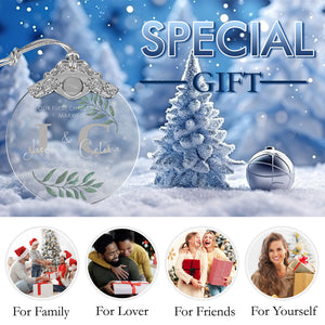 First Christmas Married Glass Ornaments: Elegant Holiday Keepsakes for Newlyweds 2024 - A16