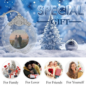 First Christmas Married Glass Ornaments: Elegant Holiday Keepsakes for Newlyweds 2024 - A14