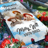 Custom Memorial Grave Blanket :  These are the days to remember because someone we love is in heaven