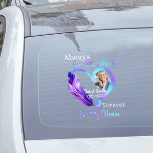 Custom In Loving Memory Sticker : Always on My Mind