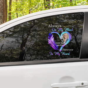 Custom In Loving Memory Sticker : Always on My Mind