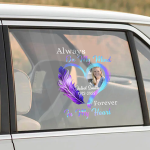 Custom In Loving Memory Sticker : Always on My Mind