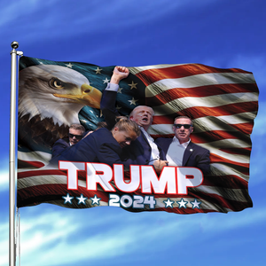 Support Trump 2024 Flag Double-side Printed, Trump House Flag 2024, Trump 45 47 flag, 2024 Trump Flag