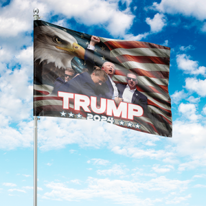 Support Trump 2024 Flag Double-side Printed, Trump 45 47 flag, 2024 Trump Flag 1