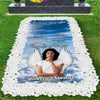 Personalized Memorial Grave Blanket :  I Never Left You A03