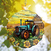 Tractor Wind Spinner Hanging for Yard and Garden, 3D Hanging Wind Spinner Outdoor : Tractor