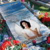 Personalized Memorial Grave Blanket :  I Never Left You A03