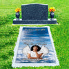 Personalized Memorial Grave Blanket :  I Never Left You A03