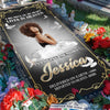 Custom Memorial Grave Blanket, Memory Grave Blanket : A big piece of my heart lives in heaven, in loving memory