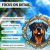 Rottweiler Wind Spinner Hanging for Yard and Garden, 3D Hanging Wind Spinner Outdoor : Rottweiler